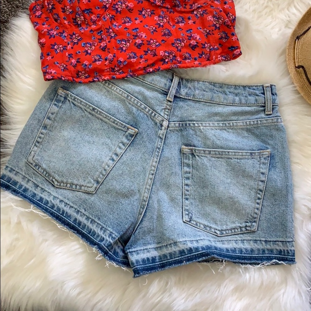 TopShop Mom Jean shorts - Picture 2 of 6